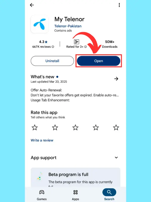 Download the My Telenor App