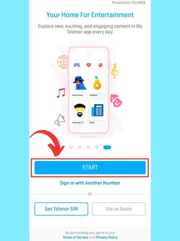 Log in with Your Telenor Number